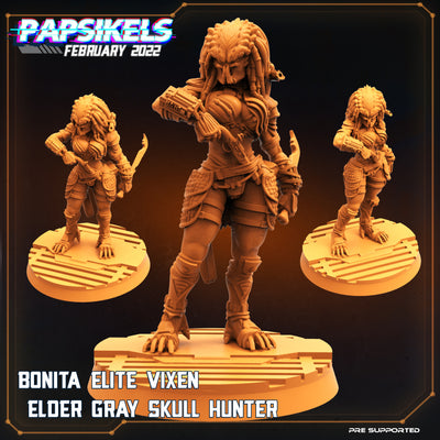 Bonita Elite Vixen Elder Gray Skull Hunter