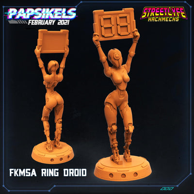 Sexy Ring Droids by Papsikels Miniatures - Mecha.Net Studios