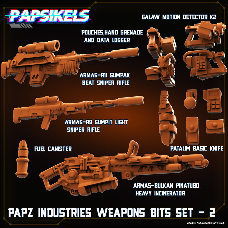 Papz Industries Weapons Bits Sets