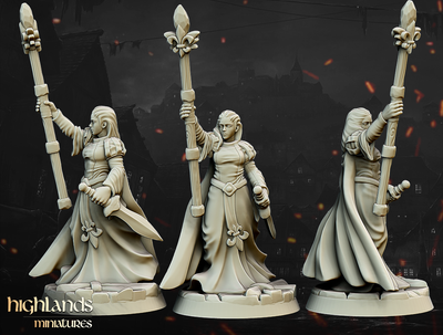 Damsel of the Lady by Highlands Miniatures - Mecha.Net Studios