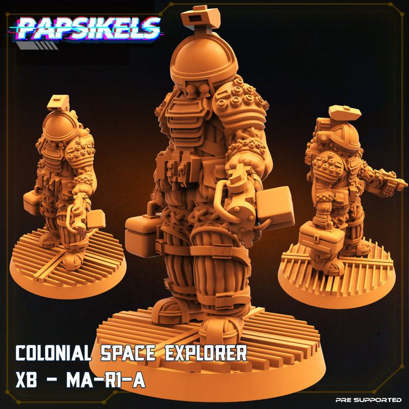 Colonial Space Explorer XB MA R1 A from Kickstarter One by Papsikels Miniatures sold on Mecha.Net Studios