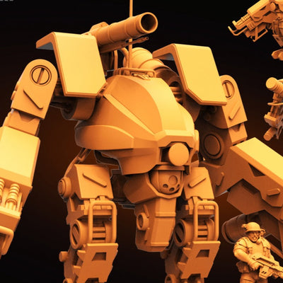 Papz Industries Colonial Armored Mech King Buster